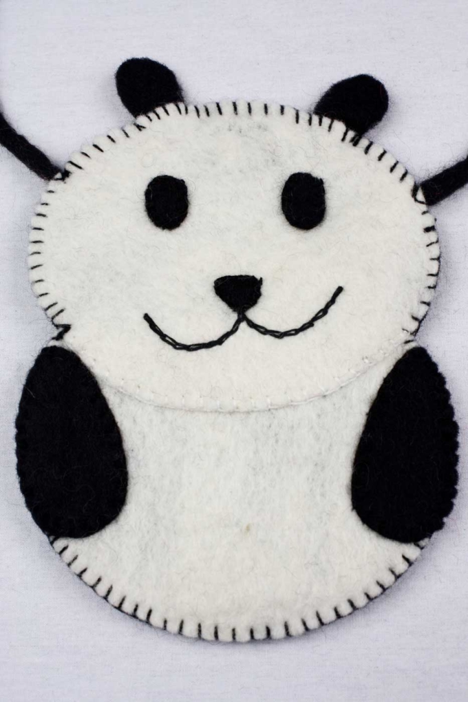 Kindertasche PANDA Filztasche – Bild 3