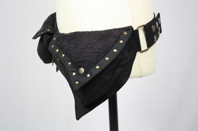Gürteltasche BLACK BEAUTY | Schwarz – Bild 3