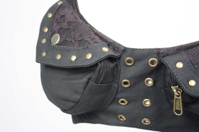 Gürteltasche BLACK BEAUTY | Schwarz – Bild 5