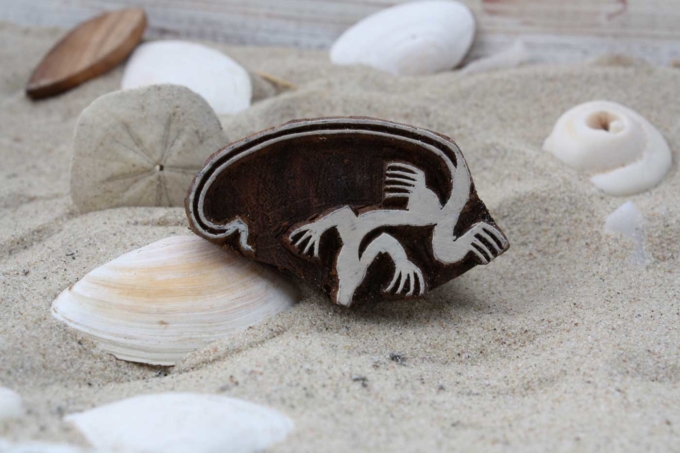 Holzstempel GECKO – Bild 4