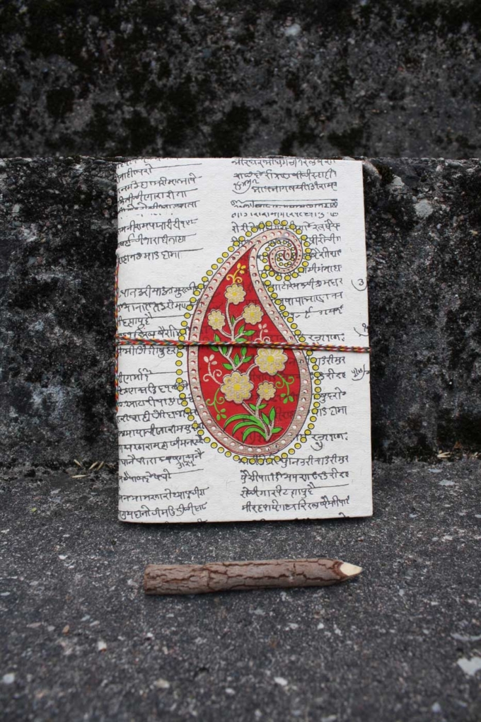 Notizbuch mit Paisleymotiv