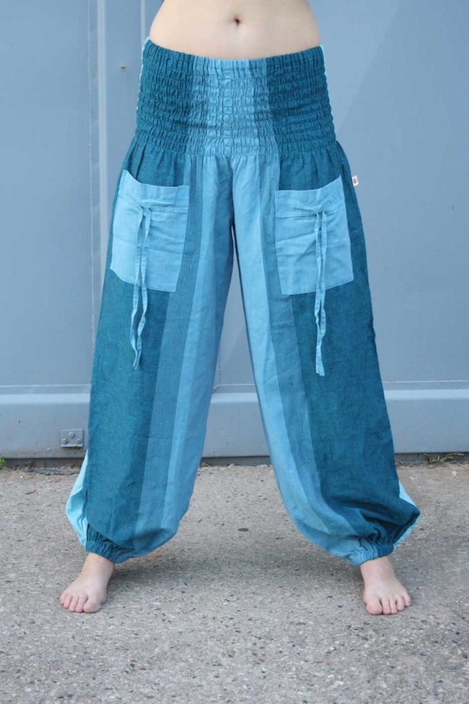 Pumphose Yogahose FLOW | Blau