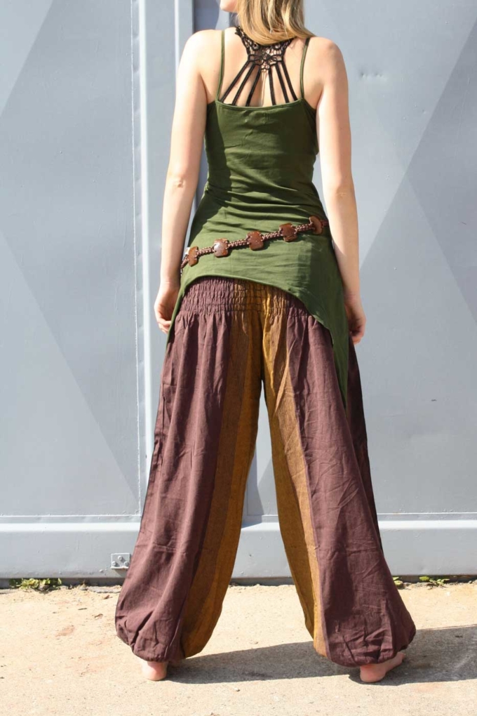 Pumphose Yogahose FLOW | Braun – Bild 5