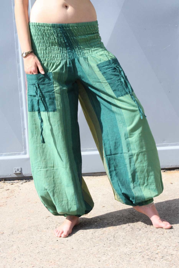 Pumphose Yogahose FLOW | Grün – Bild 2