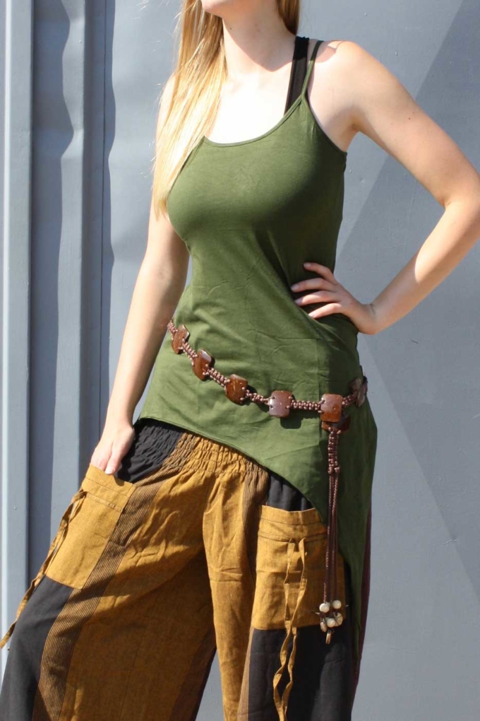 Zipfeltop Elfenshirt | Khaki