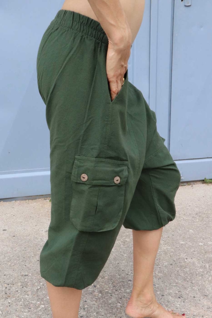 Kurze Afghani | Unisex | Khaki – Bild 6