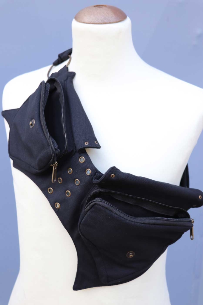 Gürteltasche BLACK BEAUTY | Schwarz – Bild 2