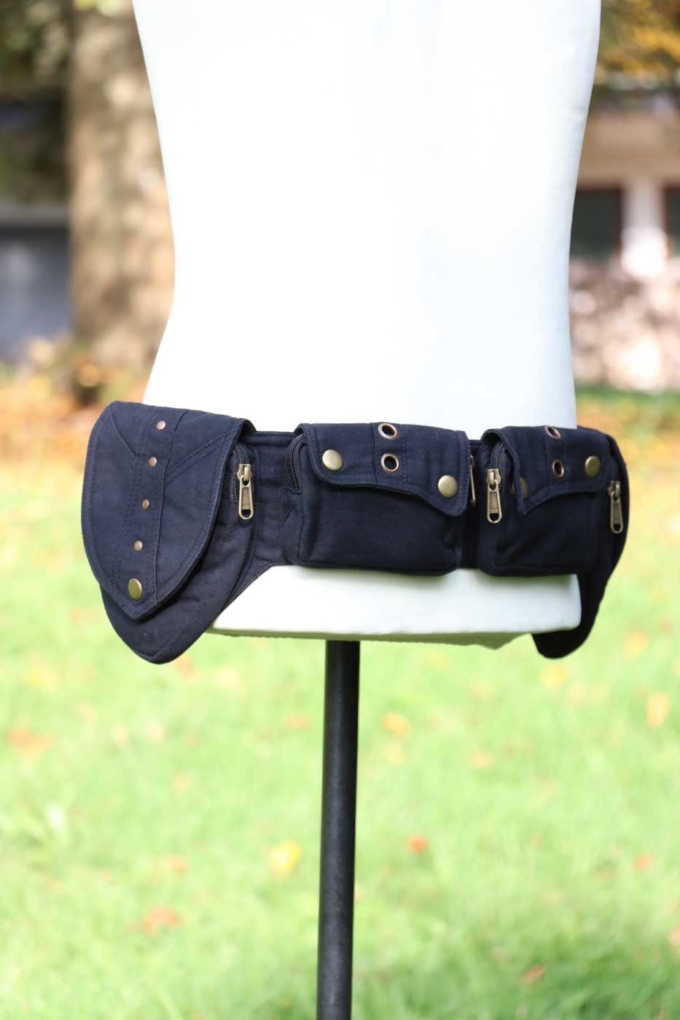 Gürteltasche MYTHOS Bauchtasche Unisex | Schwarz