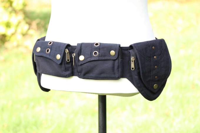Gürteltasche MYTHOS Bauchtasche Unisex | Schwarz – Bild 2