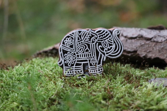 Holzstempel ELEFANT – Bild 3