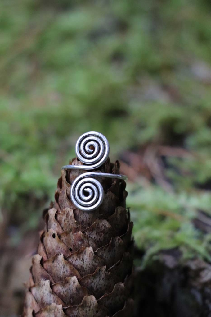 Zehenring SPIRALE Kinderring | Silber