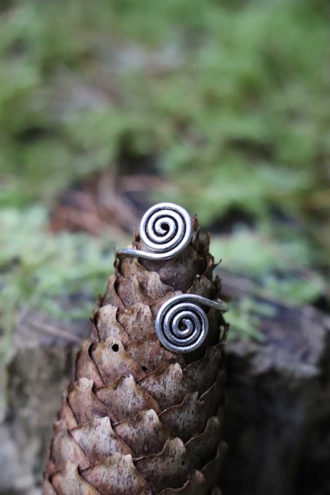 Zehenring SPIRALE Kinderring | Silber – Bild 2