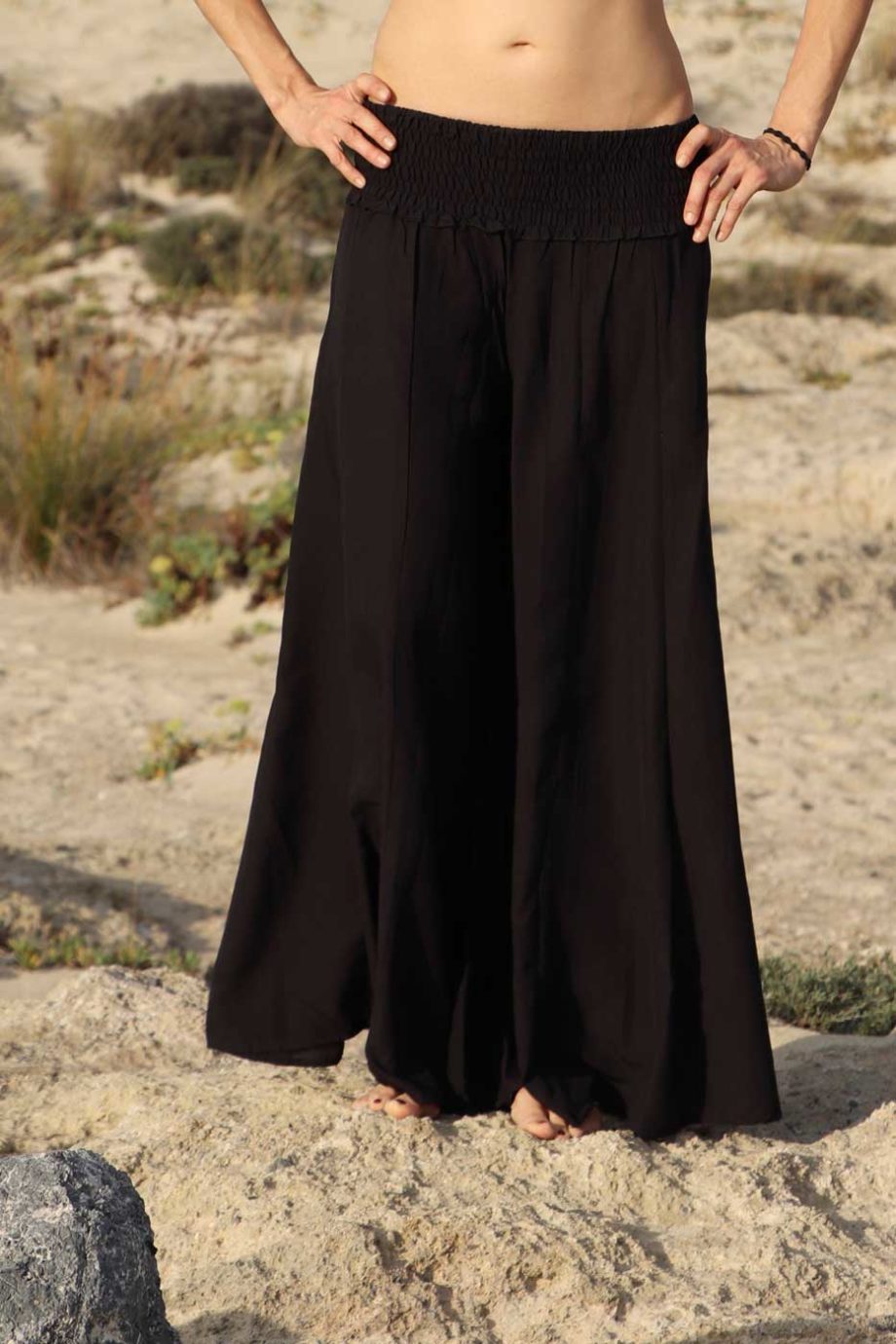 Luftig leichter Hosenrock HEAVON Damen Schwarz - LaCozy Onlineshop