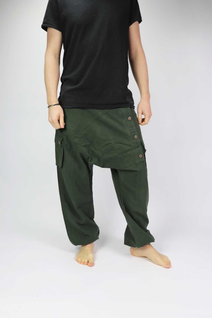 Haremshose Sarouel | Unisex | Army Green