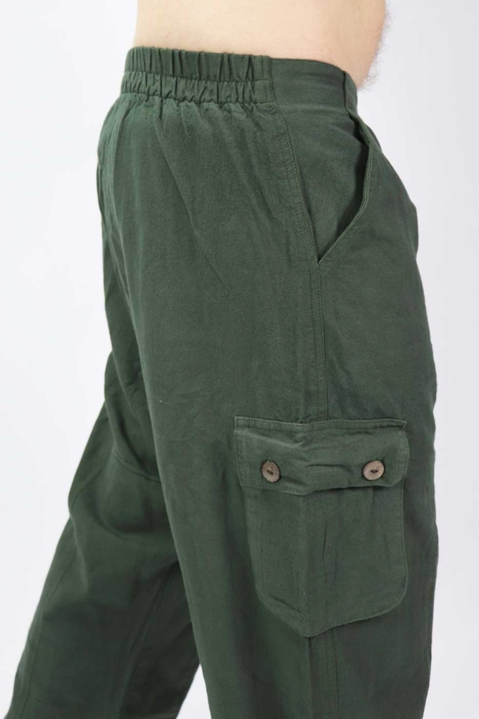 Haremshose Sarouel | Unisex | Army Green – Bild 6
