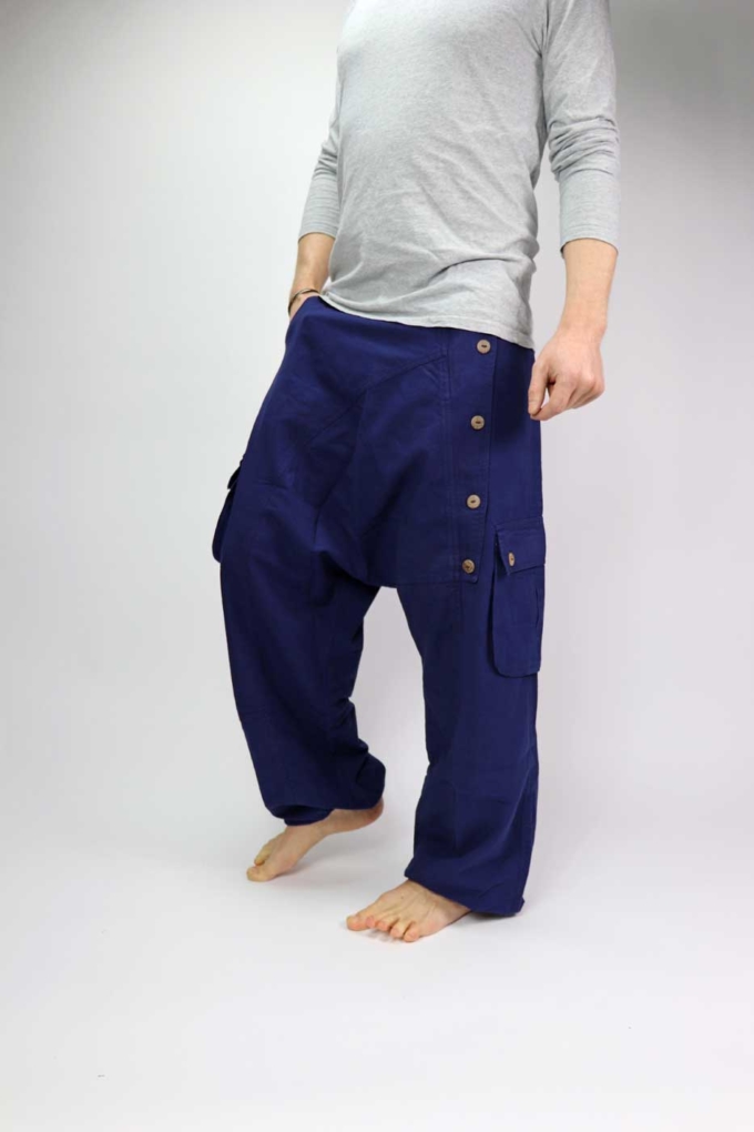 Haremshose Sarouel Unisex | Dunkelblau