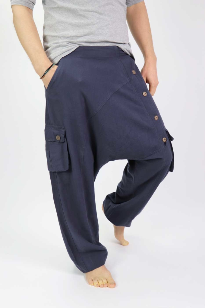 Haremshose Sarouel | Unisex | Grau – Bild 2