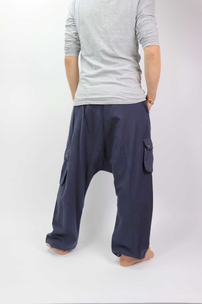 Haremshose Sarouel | Unisex | Grau – Bild 3