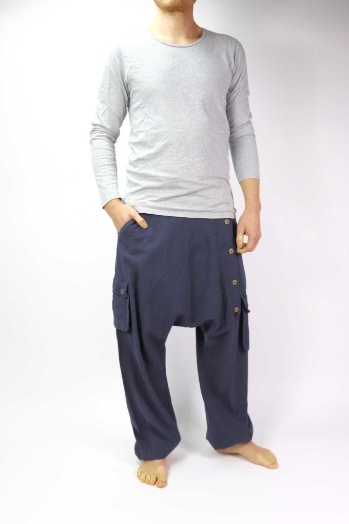 Haremshose Sarouel | Unisex | Grau – Bild 4