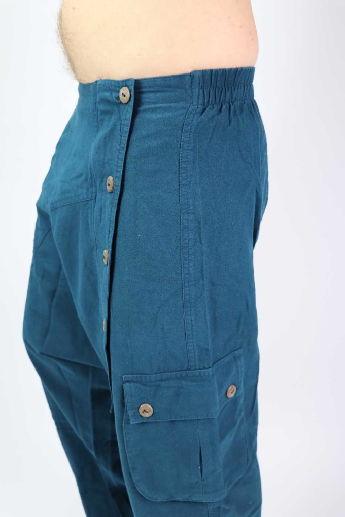 Haremshose Sarouel | Unisex | Petrol – Bild 4