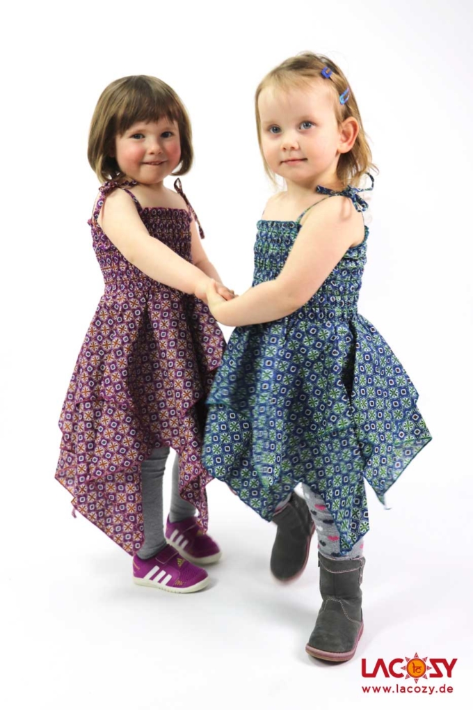 Kids Zipfelkleidchen / Rock Blau – Bild 3