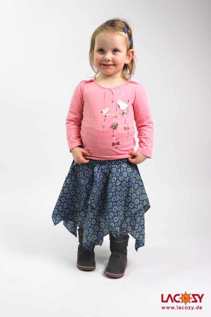 Kids Zipfelkleidchen / Rock Blau – Bild 5