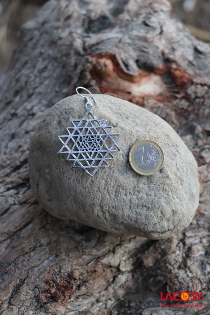 Ohrringe YANTRA | Silber – Bild 2