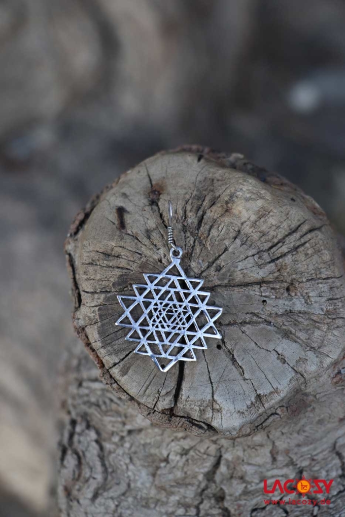 Ohrringe YANTRA | Silber – Bild 3