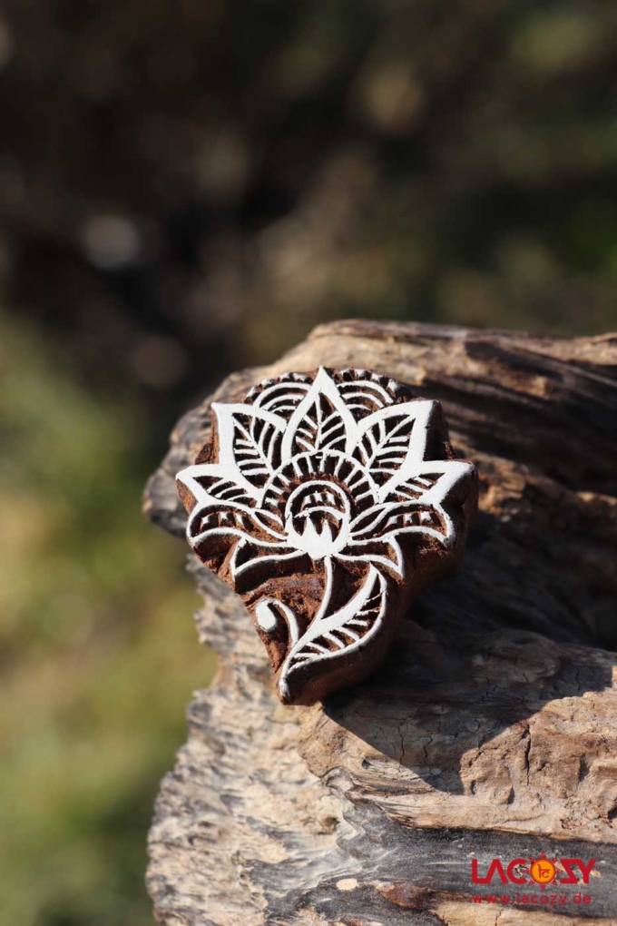 Holzstempel LOTUS