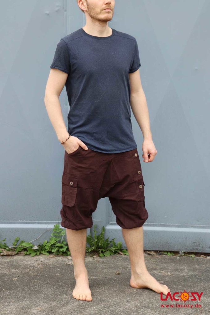 Kurze Afghani Unisex Braun