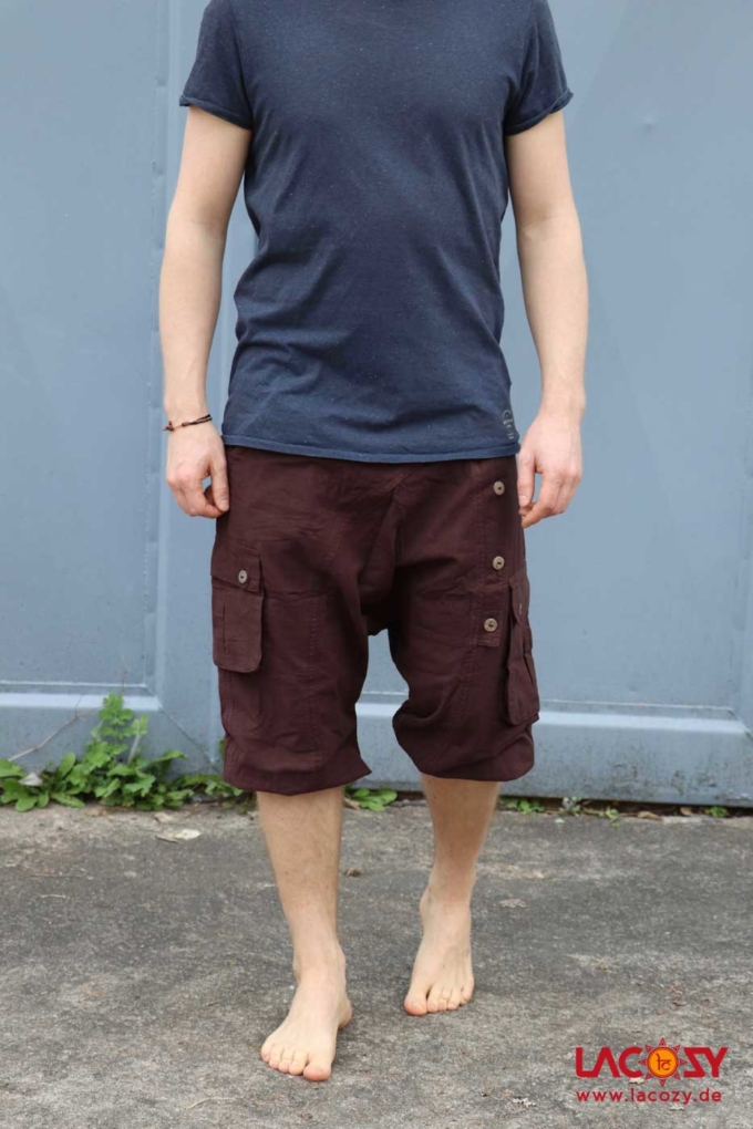 Kurze Afghani Unisex Braun – Bild 2