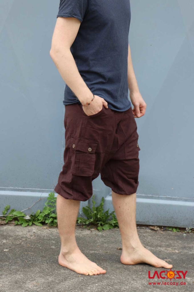 Kurze Afghani Unisex Braun – Bild 3