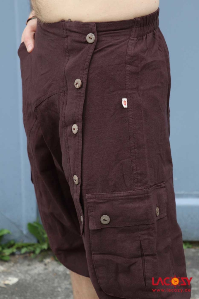 Kurze Afghani Unisex Braun – Bild 5