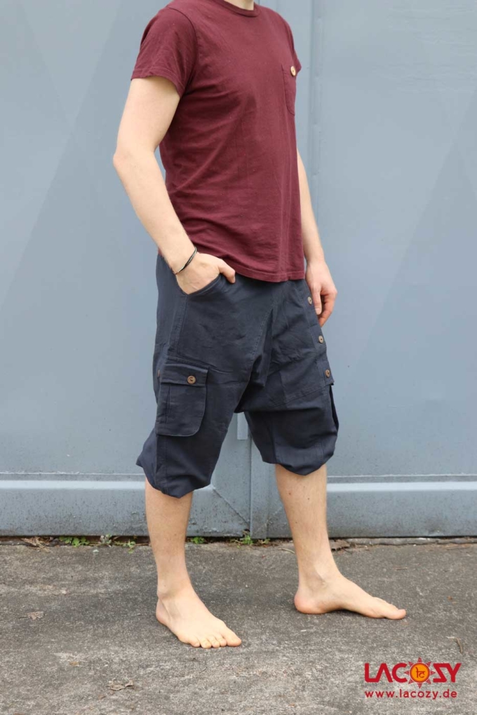 Kurze Afghani Unisex Dunkelgrau – Bild 3