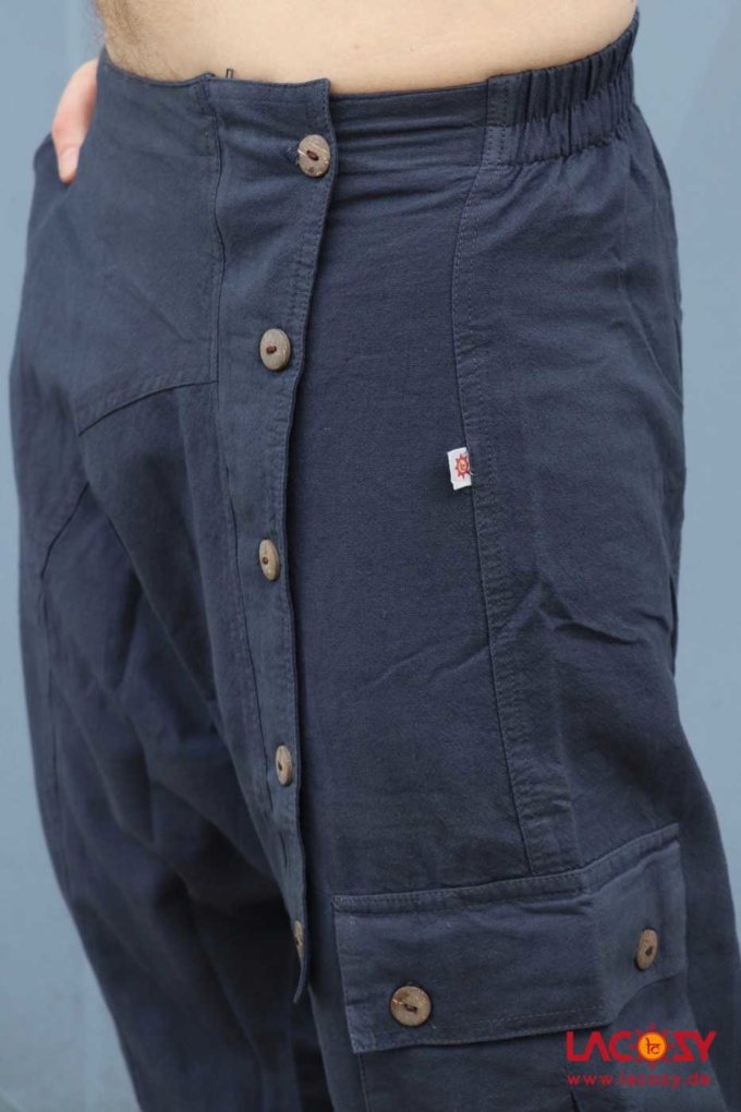 Kurze Afghani Unisex Dunkelgrau – Bild 5