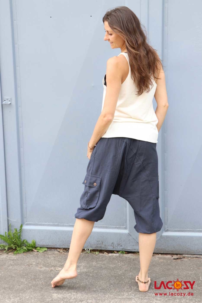 Kurze Afghani Unisex Dunkelgrau – Bild 2