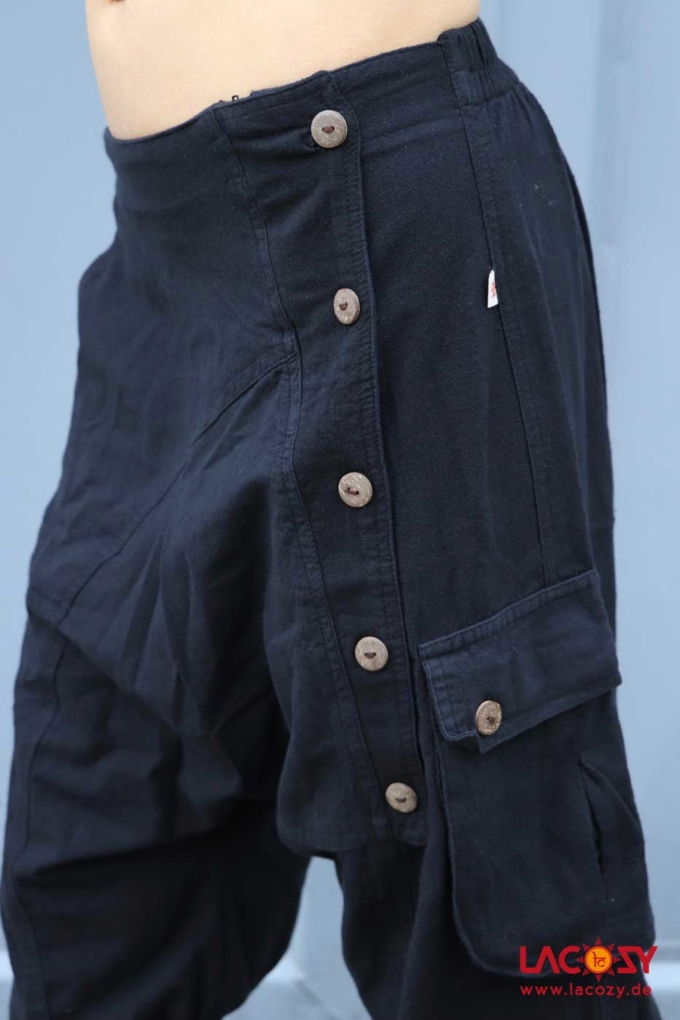 Kurze Afghani | Unisex | Schwarz – Bild 4