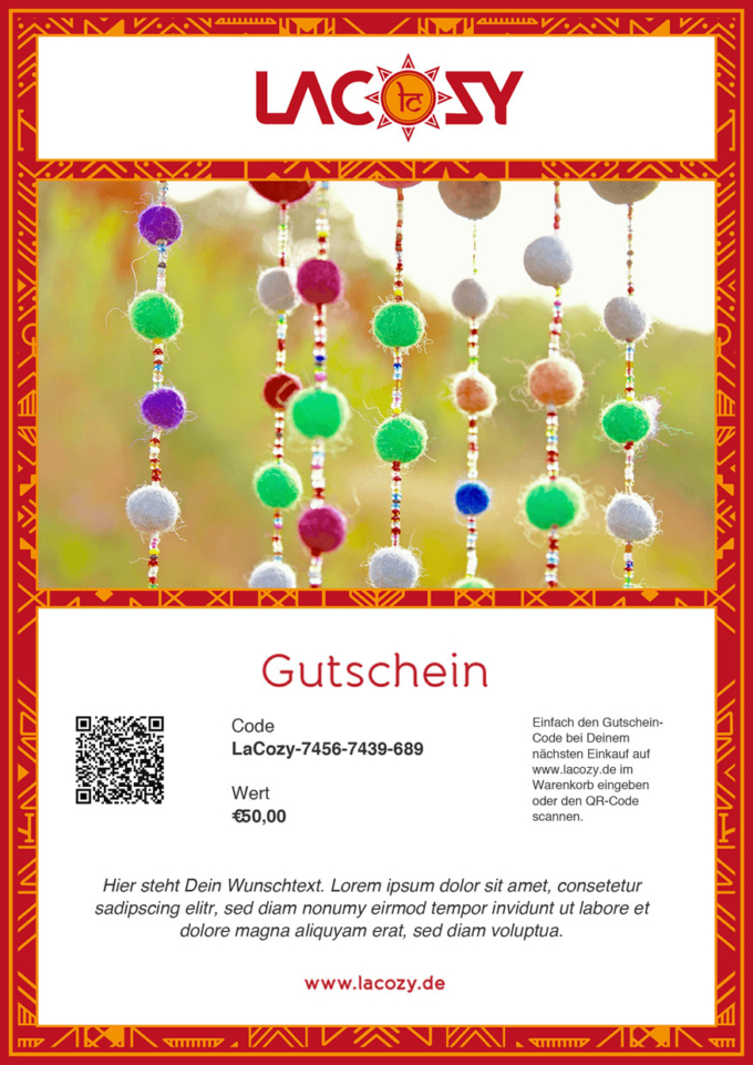 LaCozy Geschenkgutschein – Bild 2