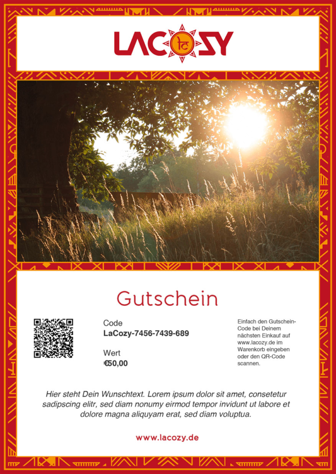 LaCozy Geschenkgutschein – Bild 3
