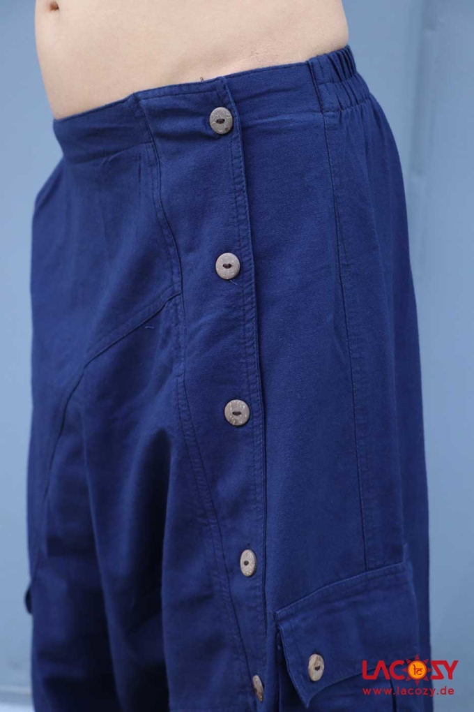 Haremshose Goa Sarouel Unisex Dunkelblau – Bild 5