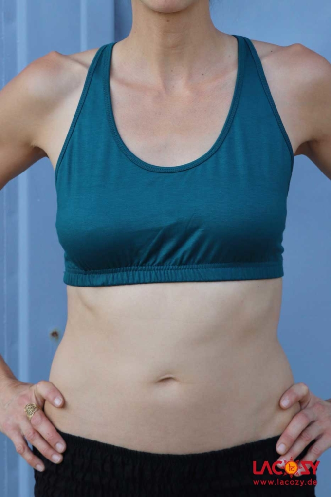 Bustier Top MOONDANCE Sport Oberteil Petrol – Bild 3