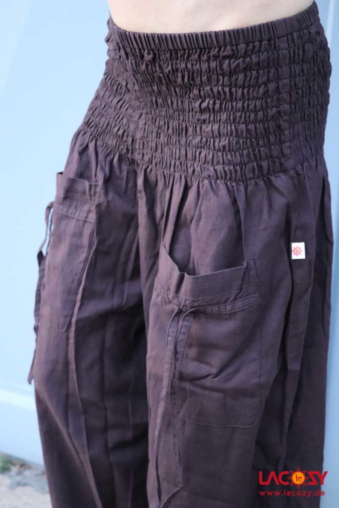 Pumphose Yogahose FLOW | Dunkelbraun – Bild 6