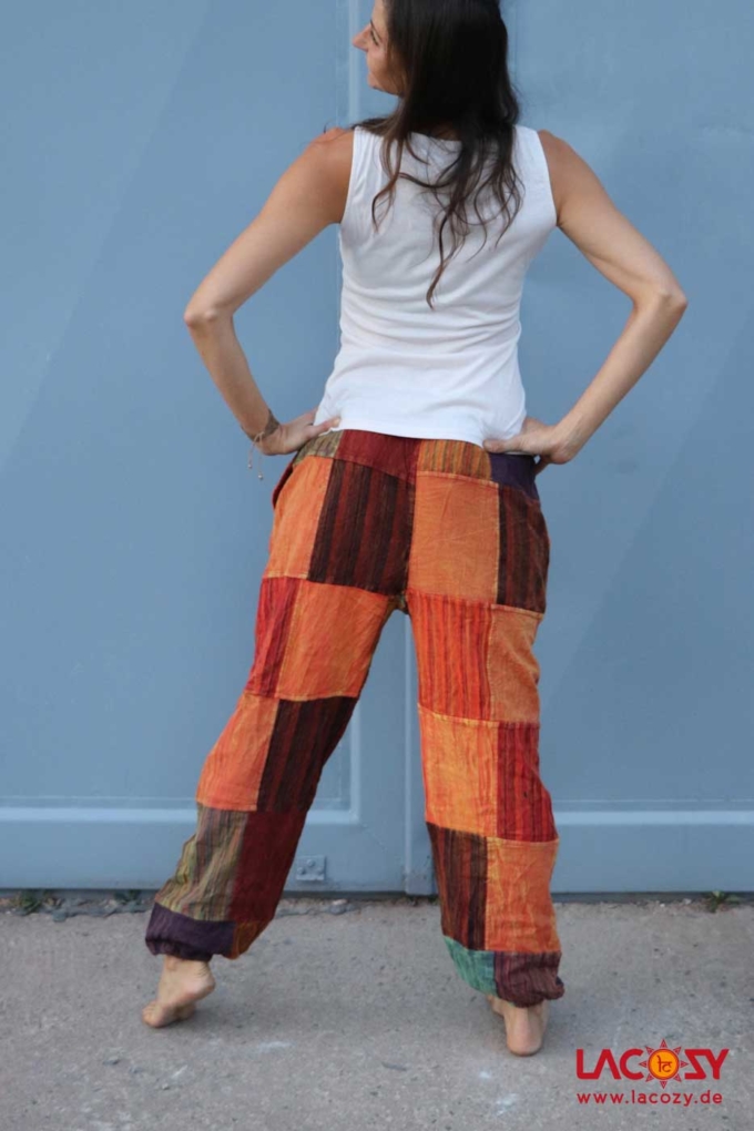 Patchwork Pumphose mit BLOCKDRUCK Damen – Bild 5