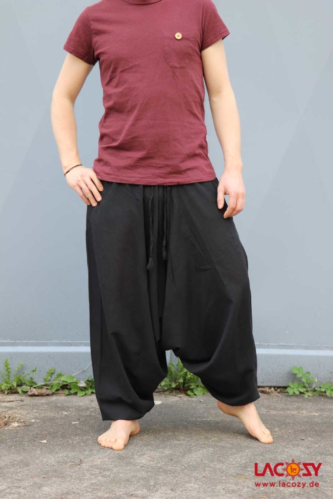 Haremshose Goahose UNO | Unisex | Schwarz