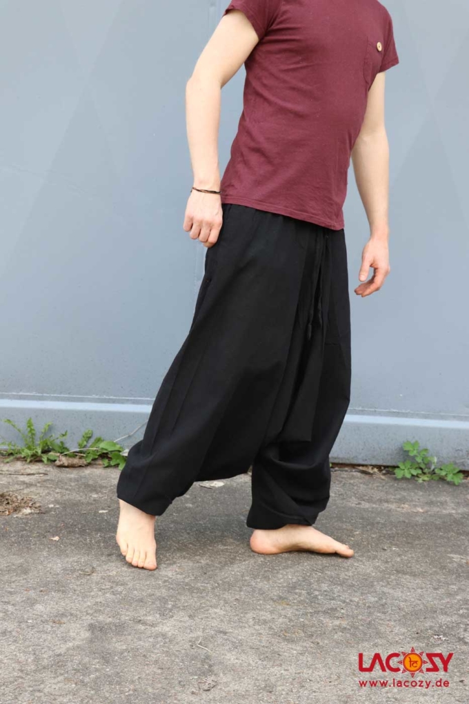 Haremshose Goahose UNO | Unisex | Schwarz – Bild 5