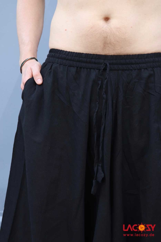 Haremshose Goahose UNO | Unisex | Schwarz – Bild 6