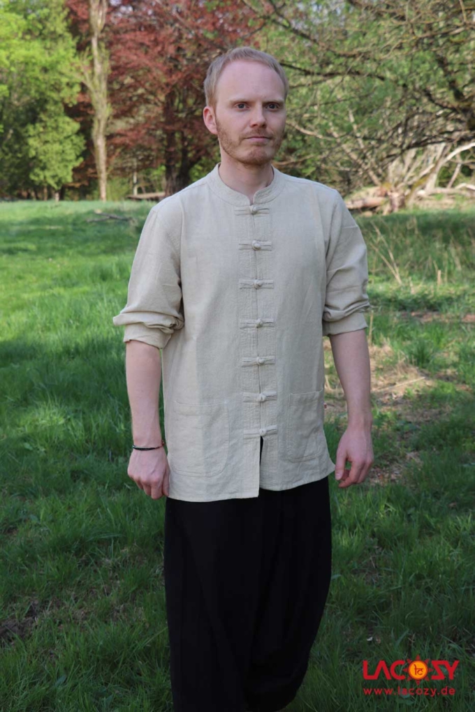 Herren-Hemd Kurtha Natur