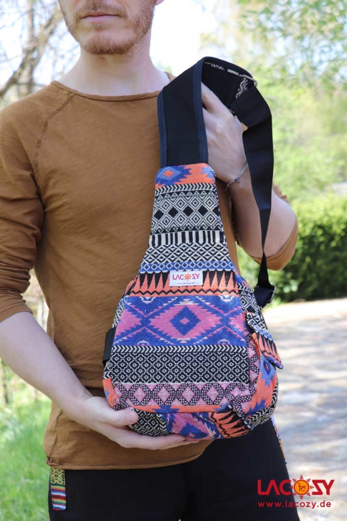 Crossbody Bag KAYA Unisex orange | blau – Bild 5
