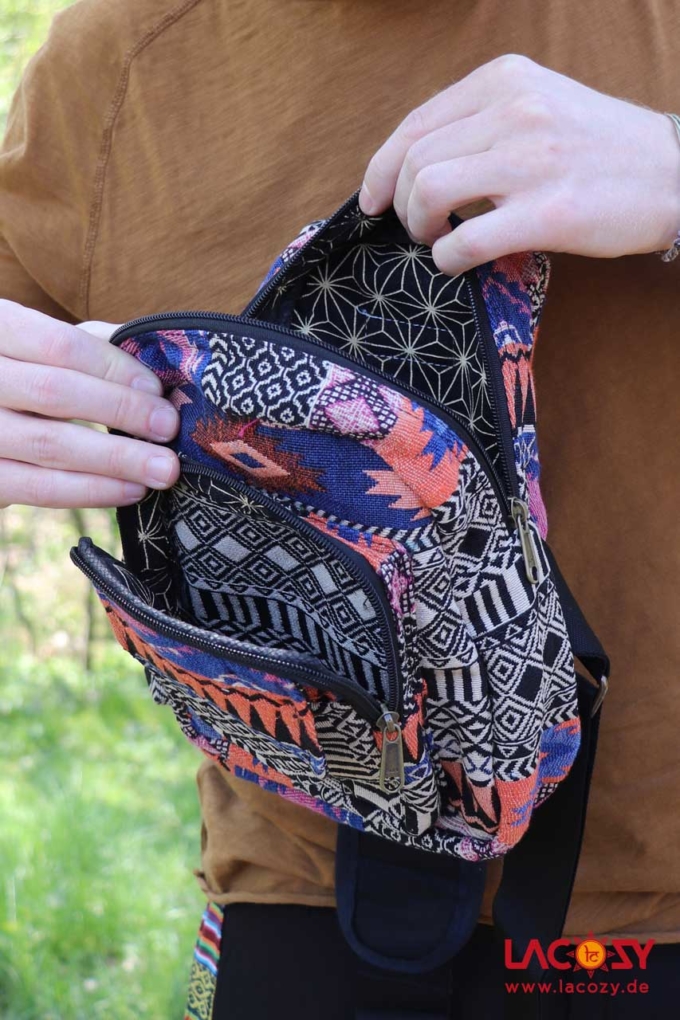 Crossbody Bag KAYA Unisex orange | blau – Bild 6