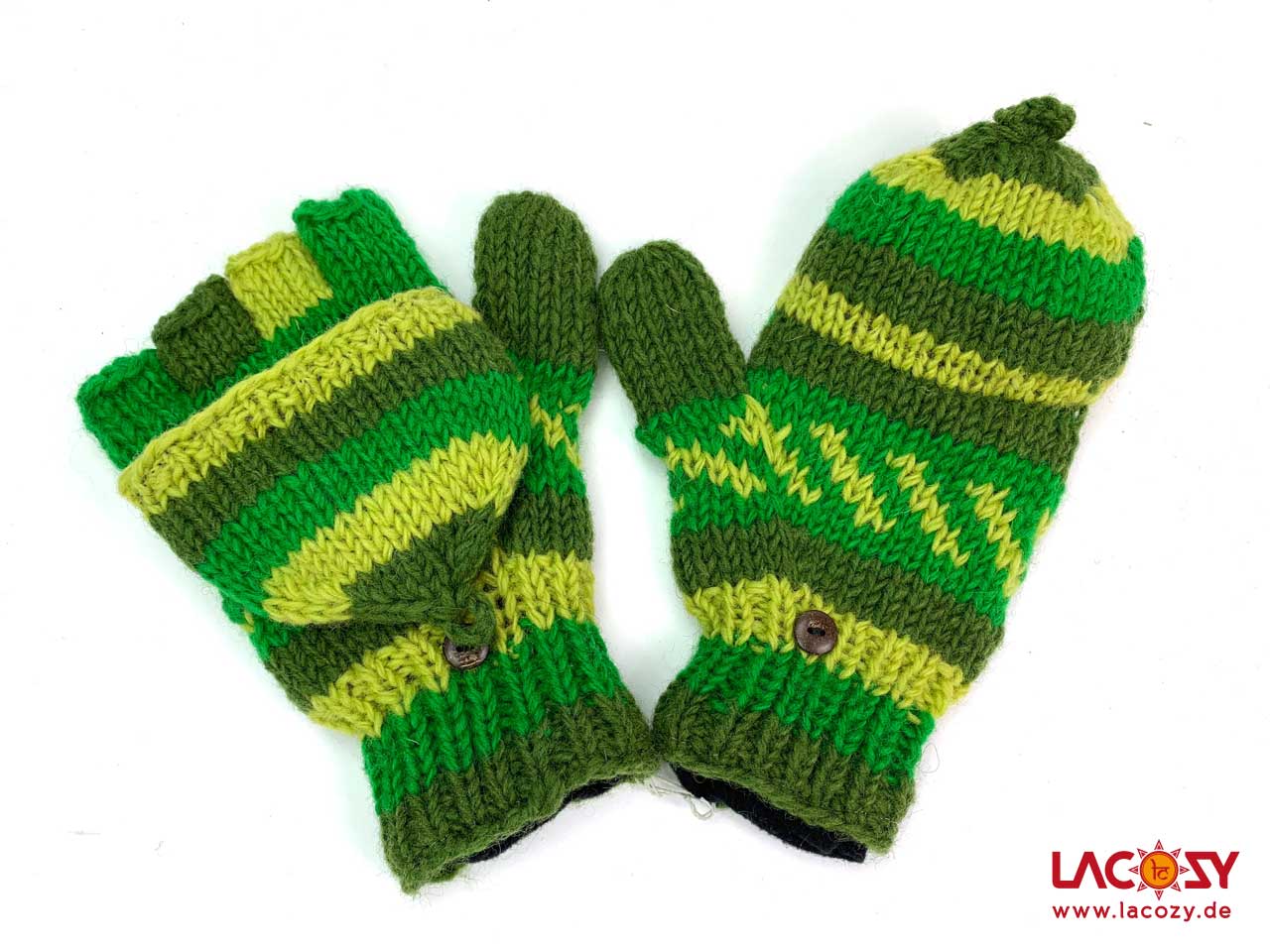 Praktische Handschuhe FLIP TOP Grün Praktische Handschuhe FLIP TOP Grün